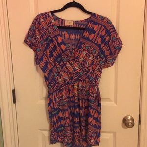 Everly size medium print romper